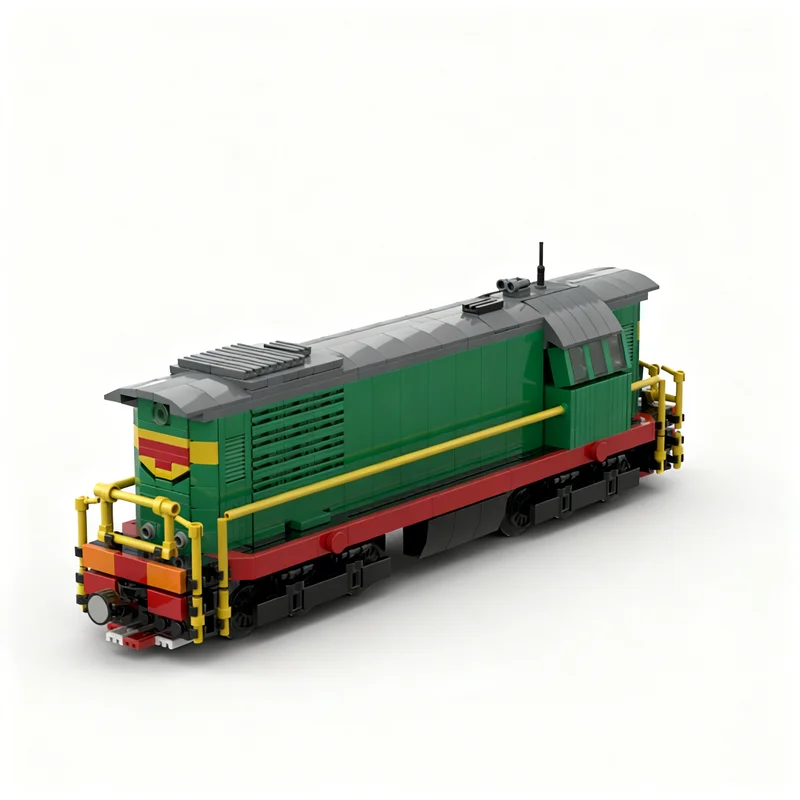 

750PCS MOC Railway Train Russian Diesel Locomotive CHME3 3 Model Custom Building Blocks DIY Assembly Display Gift Decor Build