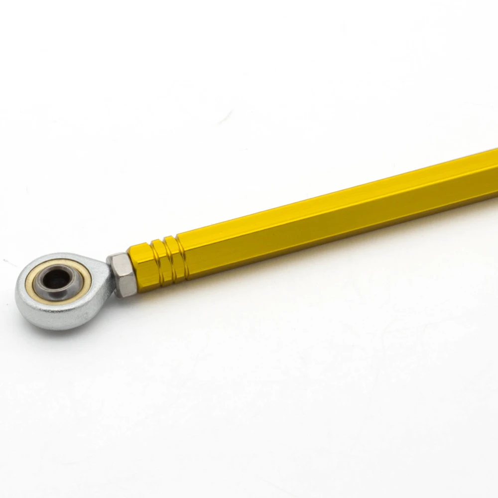 Gold Motorcycle Footrest Rearst Foot Peg Gear Shift Rod Linkage 40 70 90 100 120 150 160 165 170 180 190 200 210 240 260 280mm