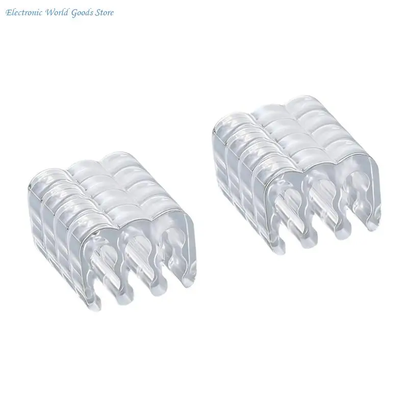 A3PD 8PCS 6Pin Mainboard Cable Management Comb PVC Texture Suitable for Organizing Power Cables and Enhances Case Aesthetics