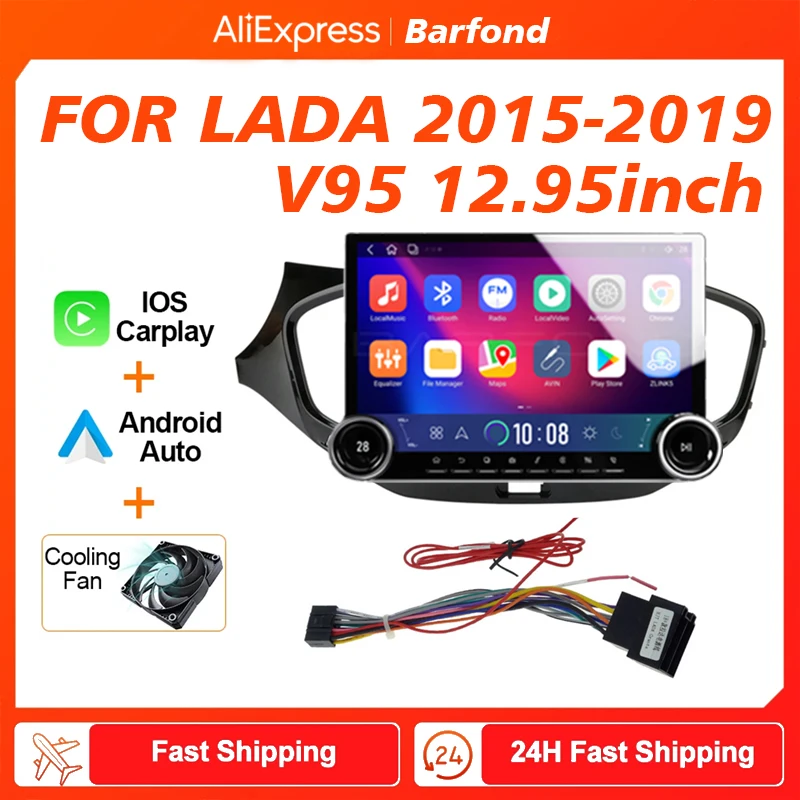 

6G 128G Car radio Android Carplay 2Din For LADA Multimedia HD screen 2Din Stereo automatic radio GPS Navigation 4G