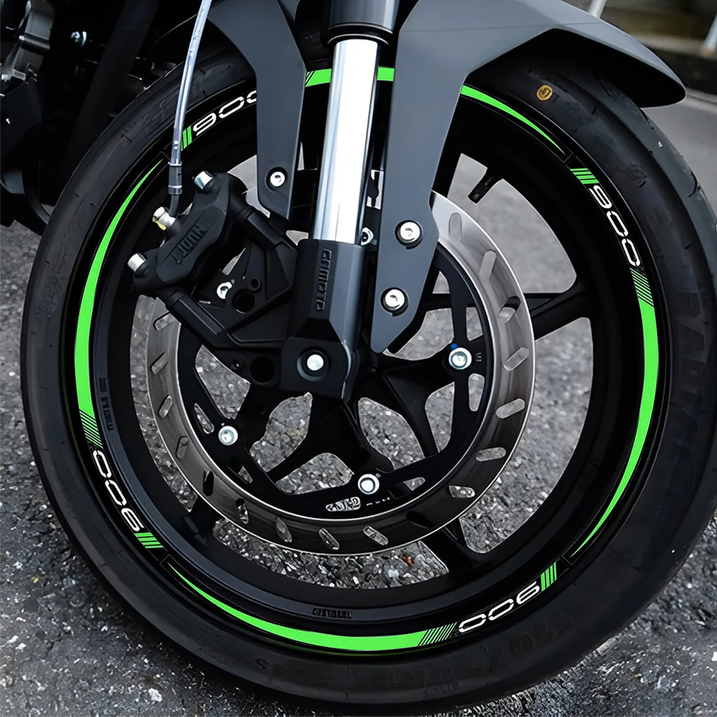 For Kawasaki Z900 z 900 Motorcycle Wheel Rim Stickers Reflective Hub Stripe Tape Decals Motor Cycle Accessories Waterproof