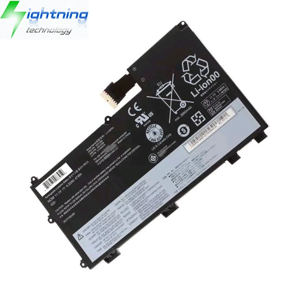 Brand New Original L11N3P51 11.1V 47Wh Laptop Battery for Lenovo ThinkPad T430U L11S3P51 45N1090 45N1089