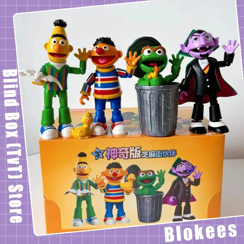 

Hot Sesame Street Action Figure Elmo Cookie Monster Big Bird Abby Anime Model Doll Kids Toys Gifts