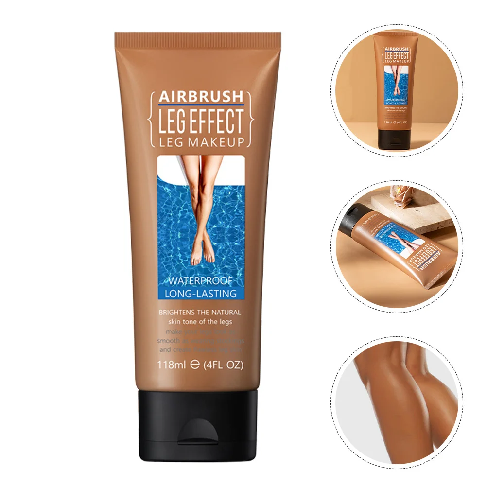 

Leg Foundation Makeup with Brightening Agents Waterproof Long Wear Natural Full Coverage Liquid Leg Enhancer