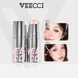 VEECCI Highlighter Stick Flash Multi-Purpose Face 3D Daily Makeup Portable Highlight 5g