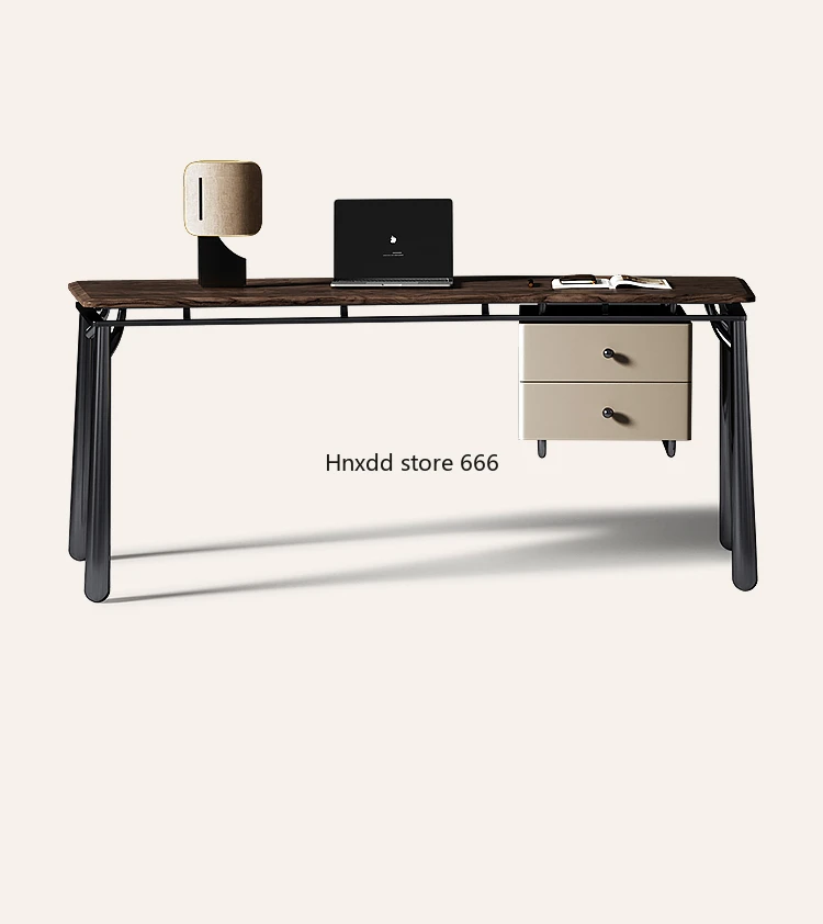 Simples sólida madeira Desk Storage, casa moderna