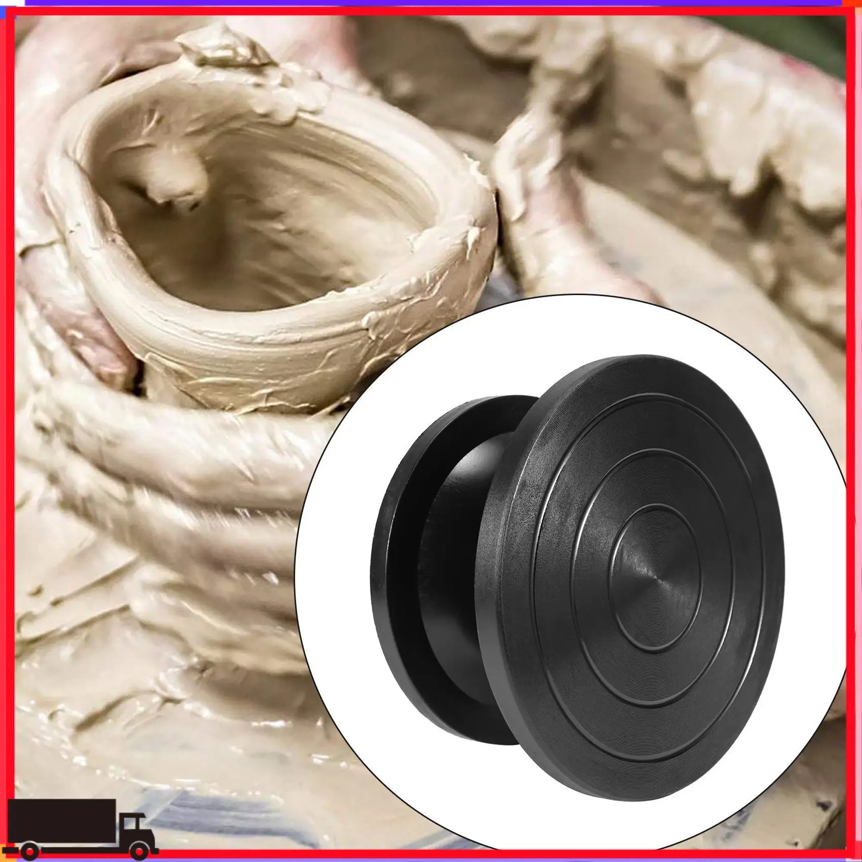 

Premium Wheel Turntable Turntable Clay Sculpture Modeling Pottery Multi-Function Manual Turntable Turntable Carving Table Potter