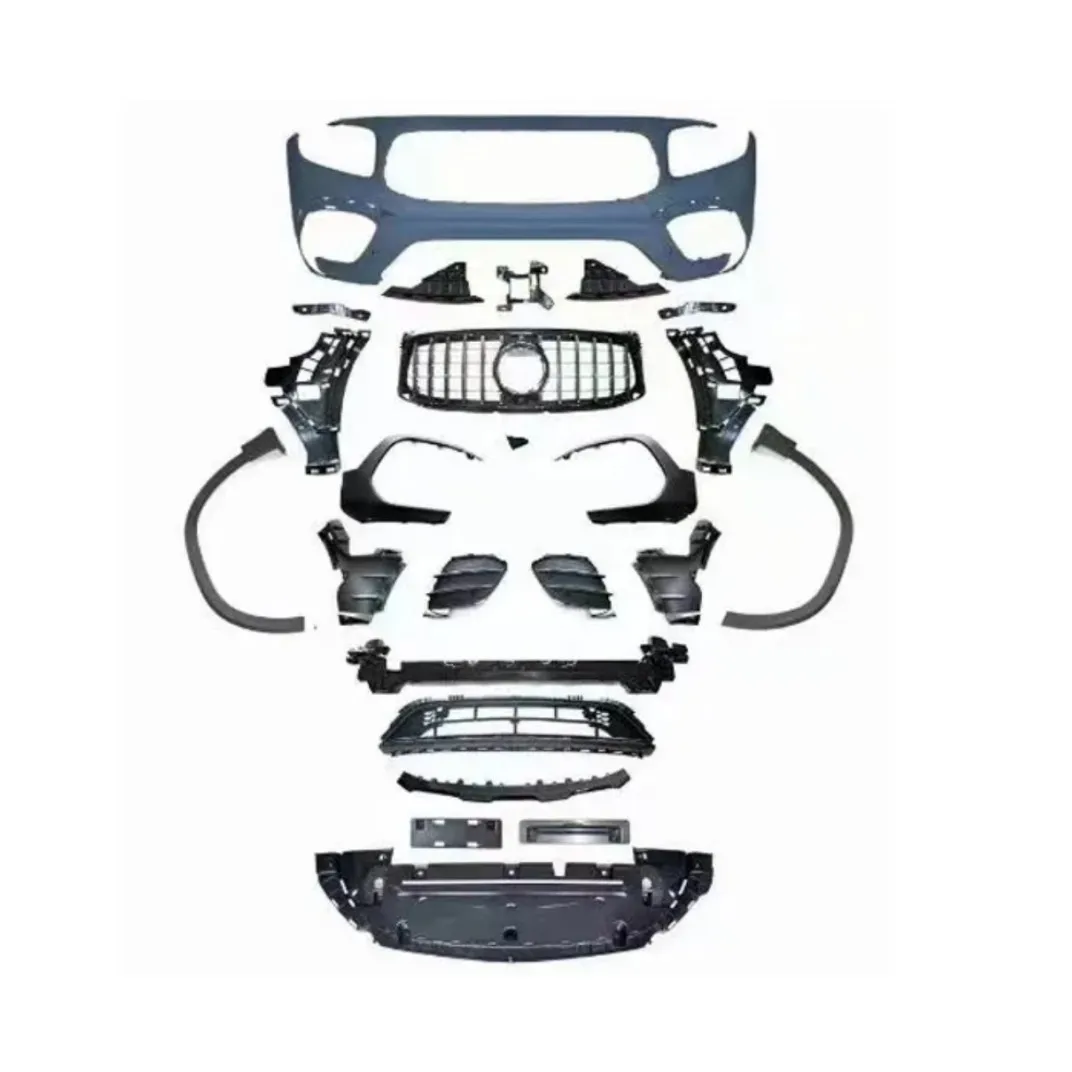 

Good Quality Auto Body for Mercedes benz GLB X247 2020- to GLB35 AMG Front Bumper with Grille,rear Diffuser Exhaust Pipe