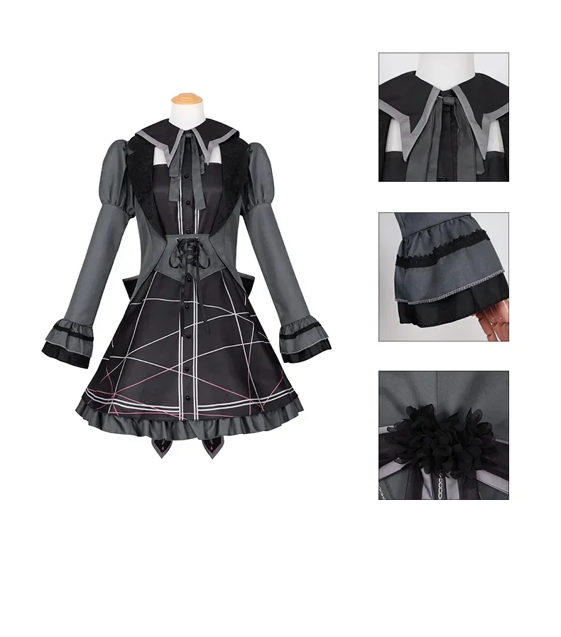 Pjsk Yoisaki Kanade Asahina Mafuyu Cosplay Lolita Dress Game Project Sekai Kleurrijk Podium Cosplay Uniform Pruik Halloween Outfits