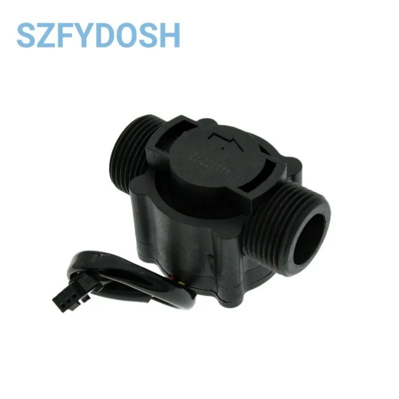 Water Flow Sensor Counter Meter FS300A 1-60L/min G3/4 DC 5-24V