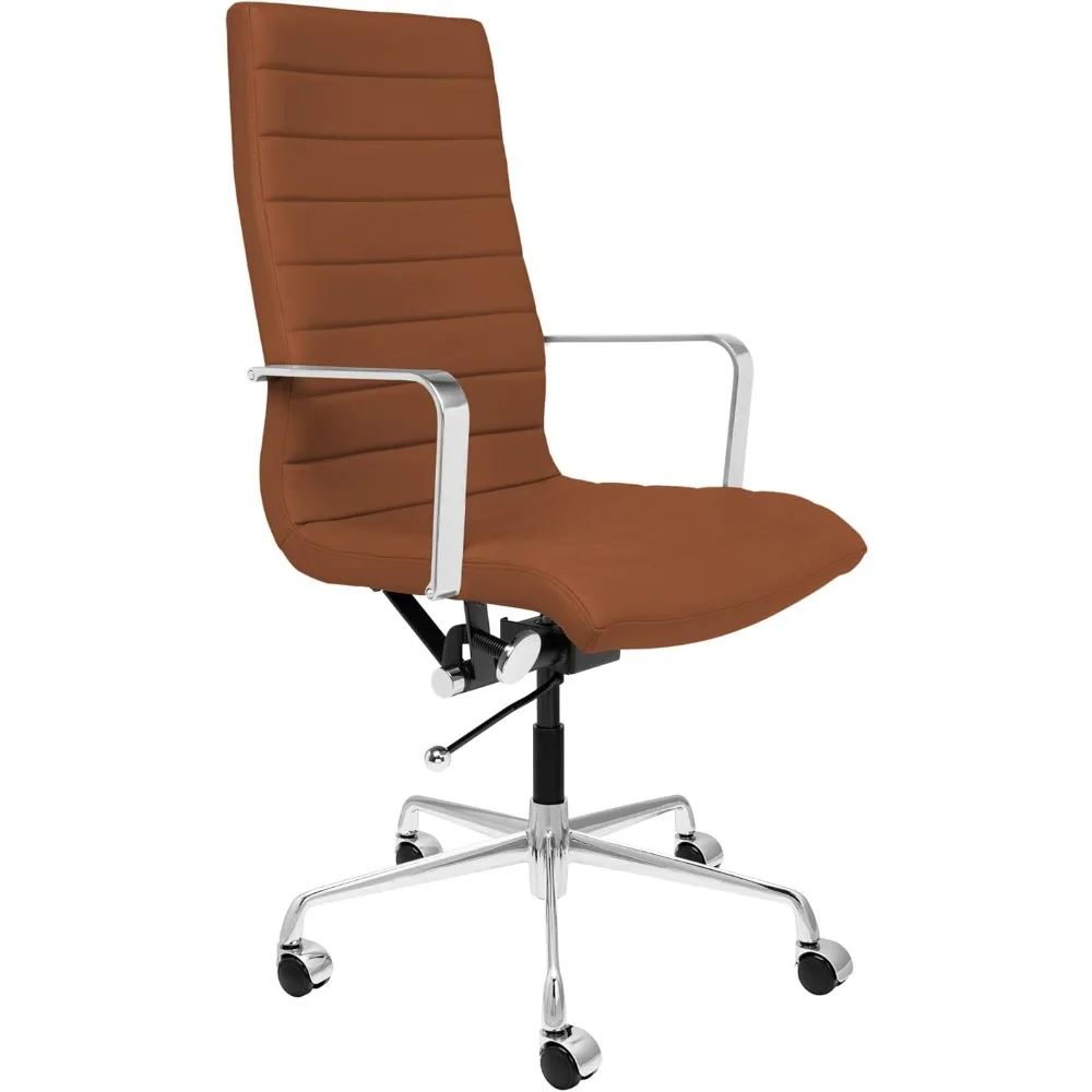 

SOHO II Стул для управления ребристой спинкой с высокой спинкой (коричневый)