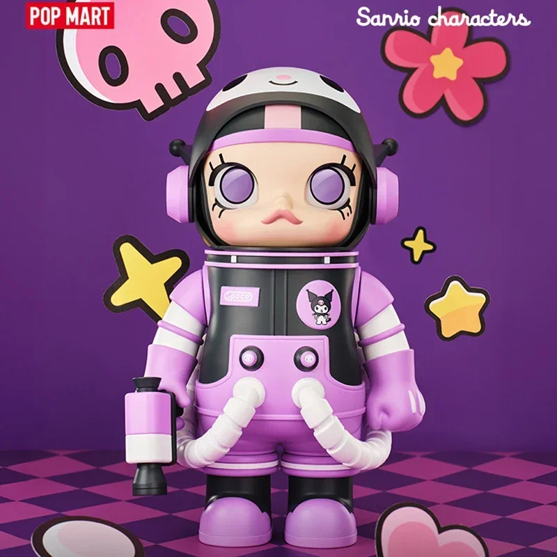 POP MART MEGA SPACE MOLLY 400 % Sanrio Charaktere Serie Blind Box Guess Bag Original Spielzeug Puppe Niedliche Anime Figur Ornamente Geschenk