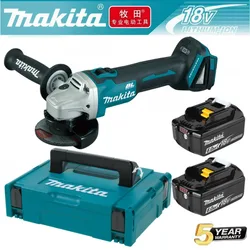 마키타 DGA404 18V 무선 앵글 그라인더 125mm 브러시리스 모터 10000RPM 전문 금속 건축 연마용
