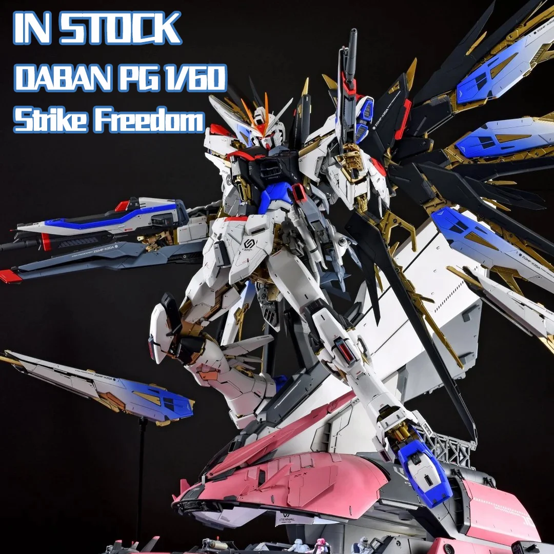 

В НАЛИЧИИ: Сборная модель Daban PG Strike Freedom в масштабе 1/60 с комплектом фар, в цветной коробке, коллекционная игрушка для фанатов.