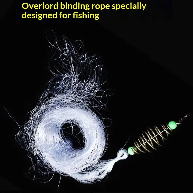 Fishing Net Trap Luminous Bead Long Lasting Tear Resistant Nylon Mesh for Professional Sea Fishing Tackle