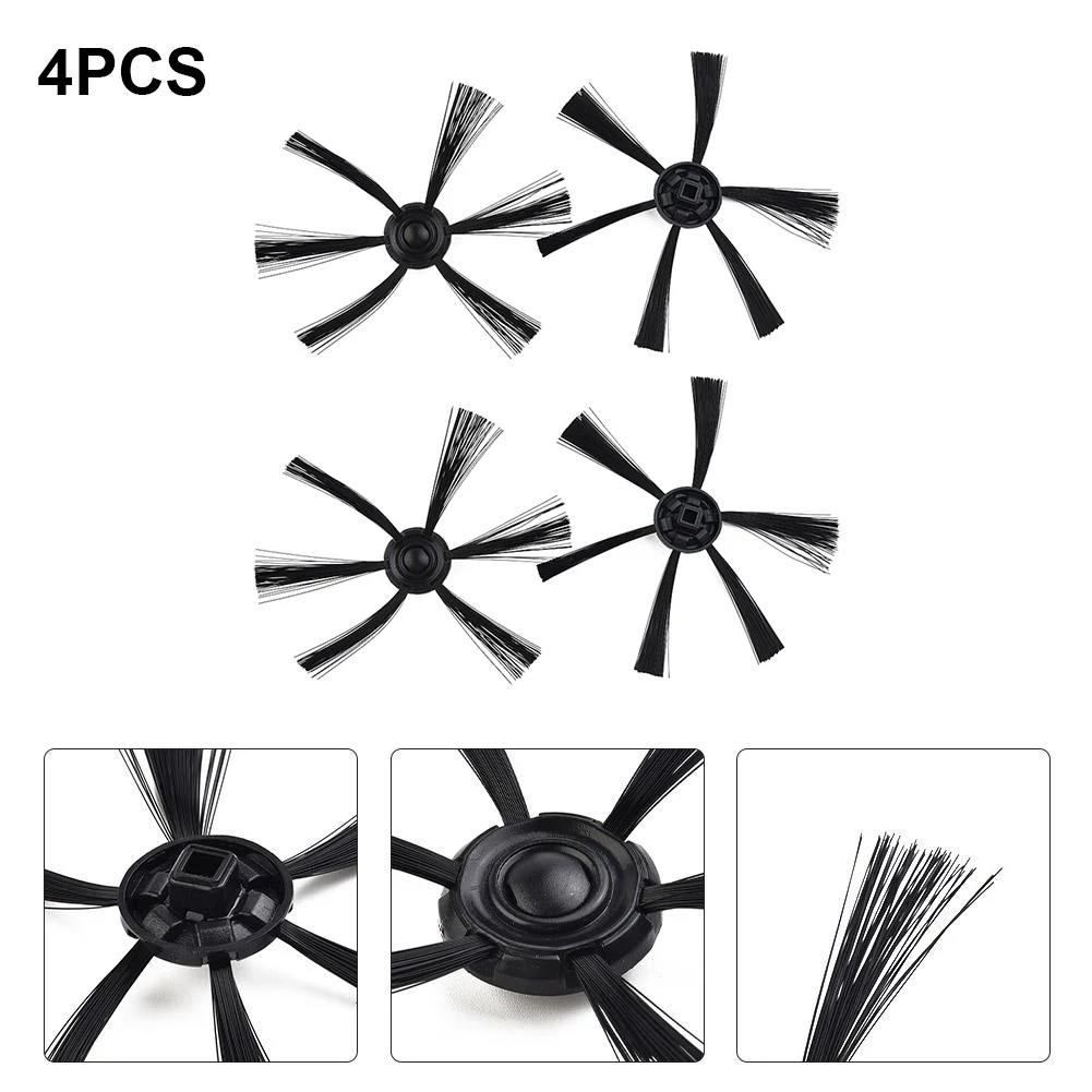 4Pcs Side Brushes Set For Severin RB7025 Robotic Vacuum Cleaner Spare Parts Household Cleaning Replacement Accessories