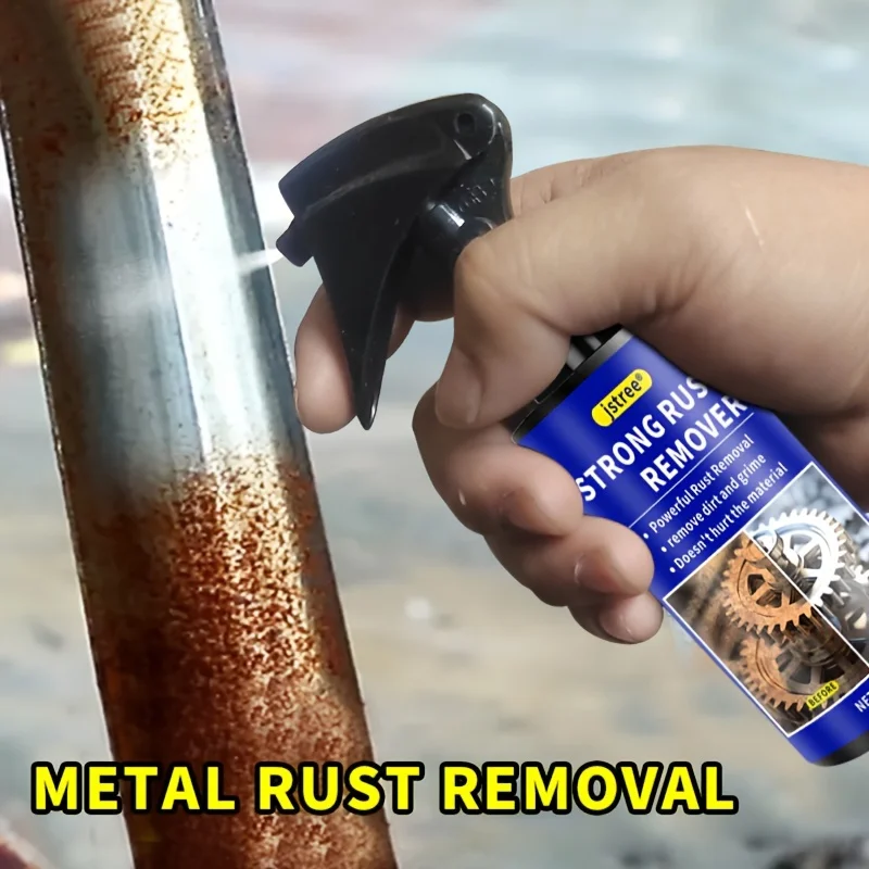 

Multi-Purpose Rust Remover Spray | Strong Elimination of Rust & Iron Buildup, Ideal for Chrome Paint & Automotive Maintenance