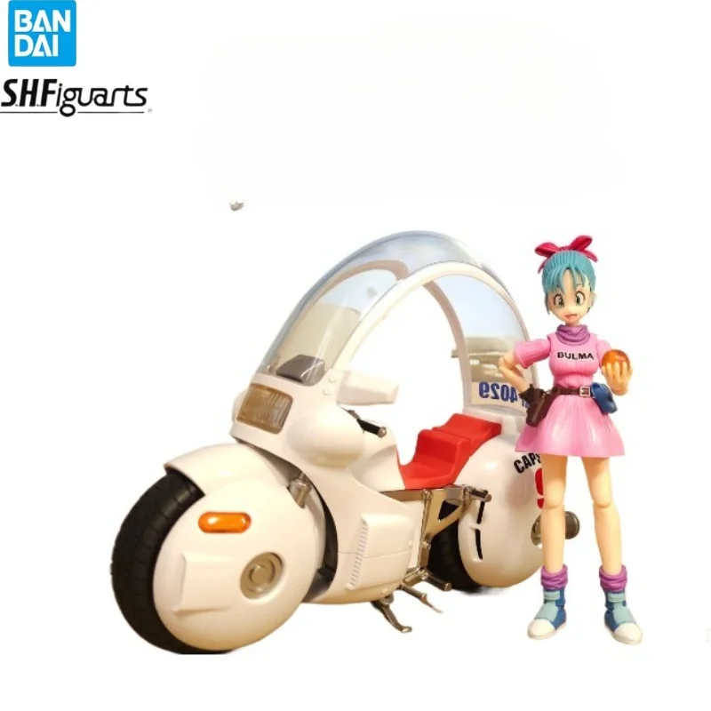 

In stock Bandai SHF The Beginning of the Adventure Bulma Motorcycle No. 9 Capsule Motorcycle Action Figure Toy Collection Gift