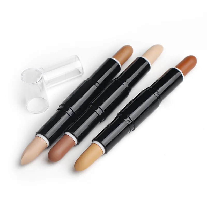 

No Logo Double-end Face Highlight & Contour Stick Oil-control Concealer Pencil Facial Highlight Corrector Pen