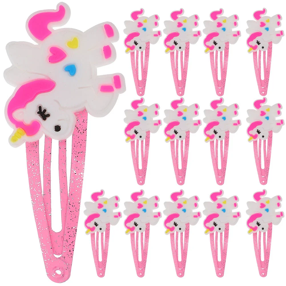 

20Pcs Unicorn Hair Clips Kids Girls Toddlers Lightweight Durable Decorative Hairpins for Party Daily Photo Shoot Hair
