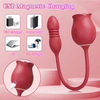 Sucking Thrusting Vibrator for Women Nipple Clit Stimulator Powerful Vibrating Egg Tongue Licking Clitoris Sucker Sexy Toy Dildo - Image 2