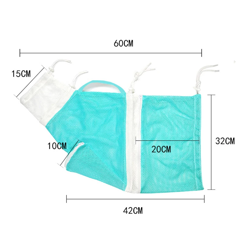 Cat Grooming Shower Bag Polyester Wash Mesh Bags Adjustable Cats Restraint Bag Prevent Scratching for Bathing Nail Trimming