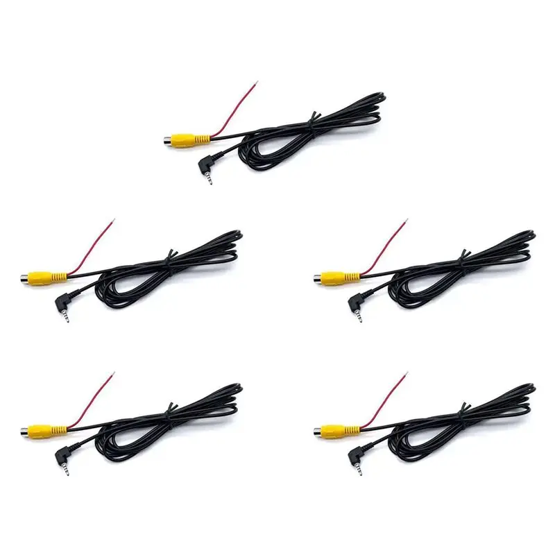 Stable-Rearview Camera Connection Cable RCA To 2.5Mm AV Converter Cable Car Rear View Reverse Parking Camera For DVR Dashcam