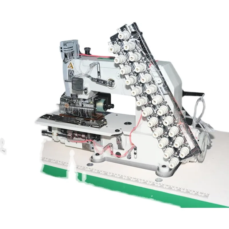 

Make curtain Multi-needle waist pull car bag Computer automatic thread cutting sewing Rubber band bottomless machine