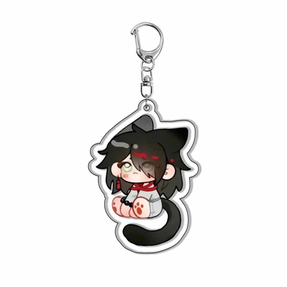 Ahora caliente Anime Nijisanji acrílico llavero acrílico Vox Akuma Houshou Party Charm Gift Series