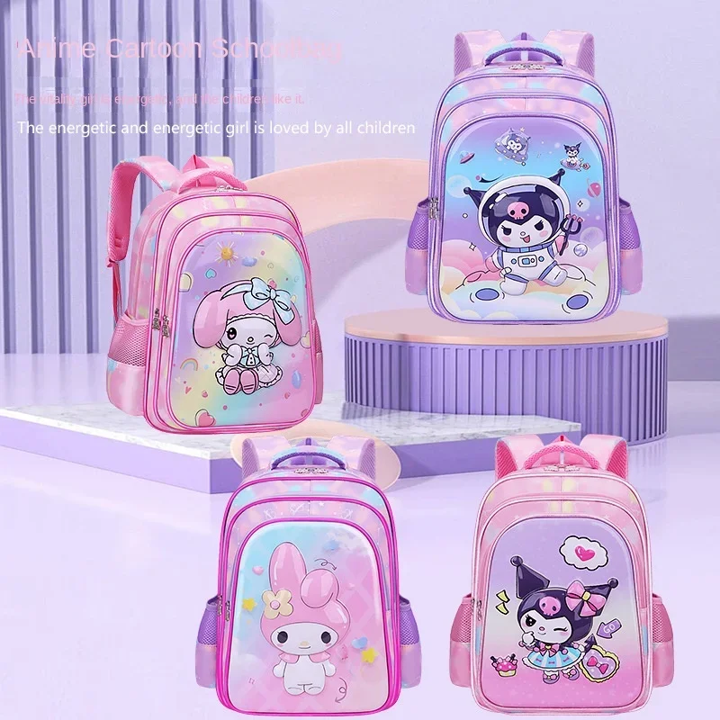 Sanurgente Kulomi-Sac à Dos observateur de Grande Capacité, Cartable de Dessin Animé Mignon, Imprimé Doux Melody, Enfantin