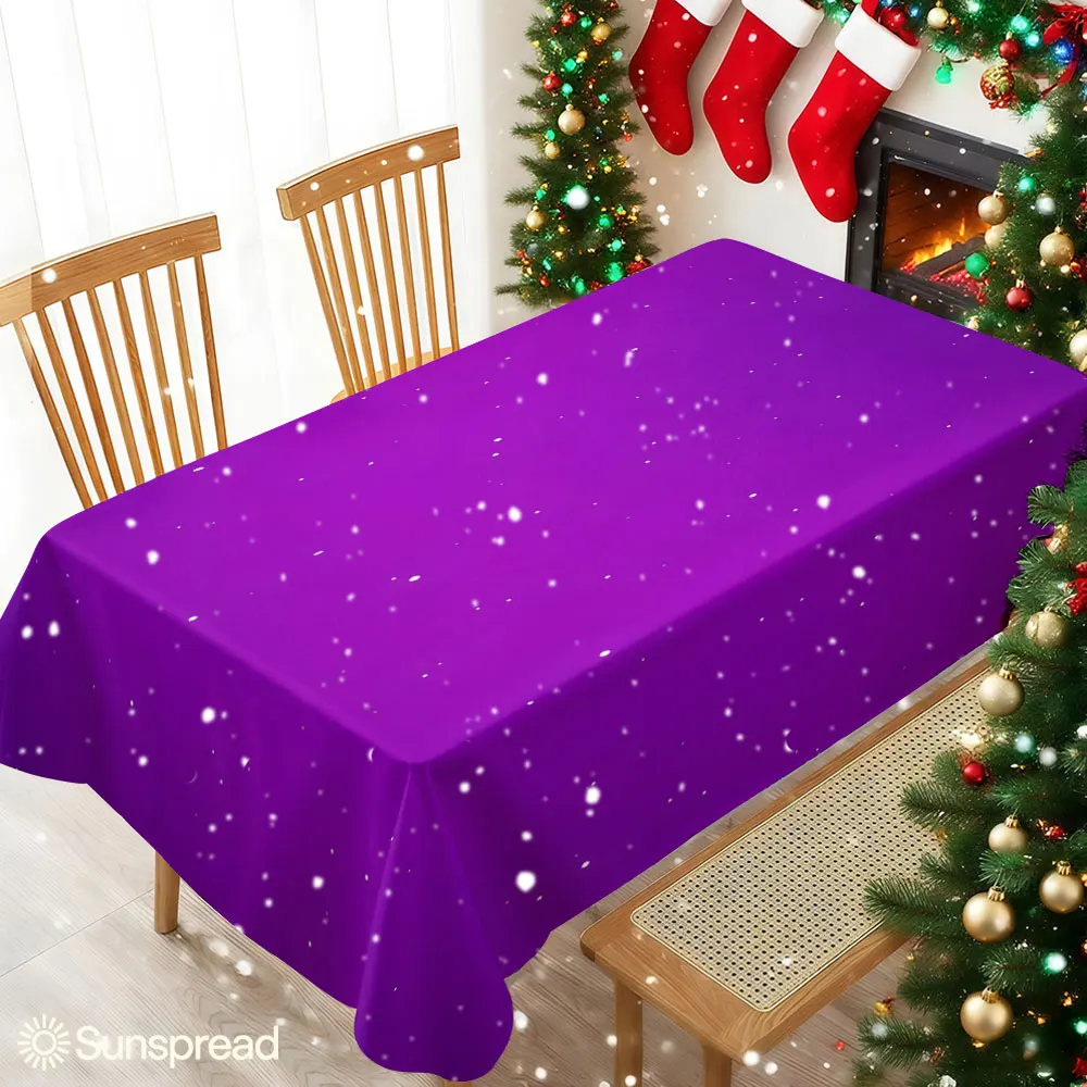 Magenta Stardust Waterproof table cloth, splash-proof tablecloth, for party, Halloween, Christmas, dining, camping