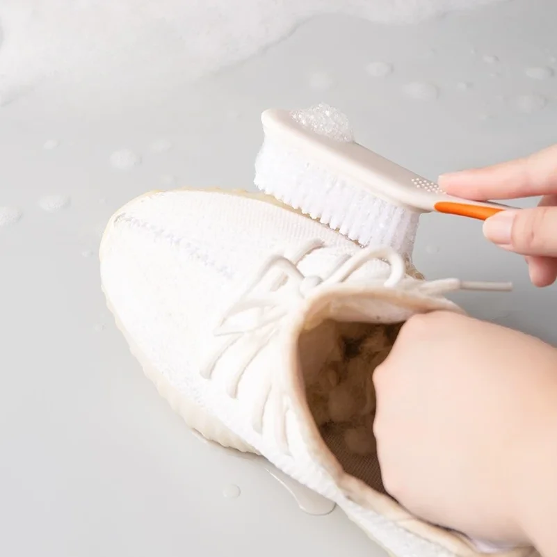 Long-handled Soft-bristled Shoe Brush Contrast Washing Brush Multi-functional Cleaning Brush Household Shoe Laundry Brush