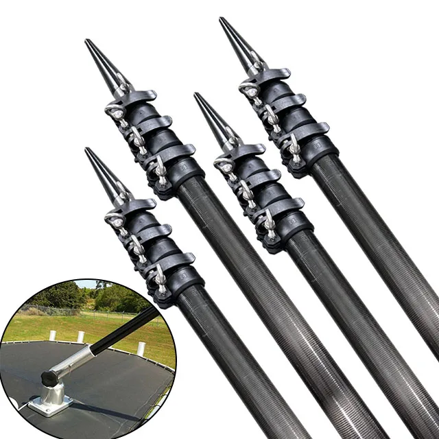 for Fishing Light Weight High Strength Carbon Fiber Tube Telescopic Outrigger Pole Outrigger Base