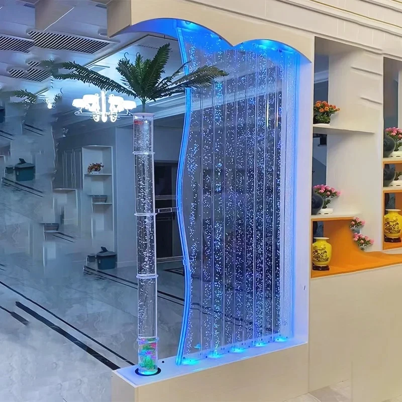 custom.YuYi Custom Colored Indoor Bubble Panel Acrylic Modern Multi-Functional Room Divider Outdoor Fountain