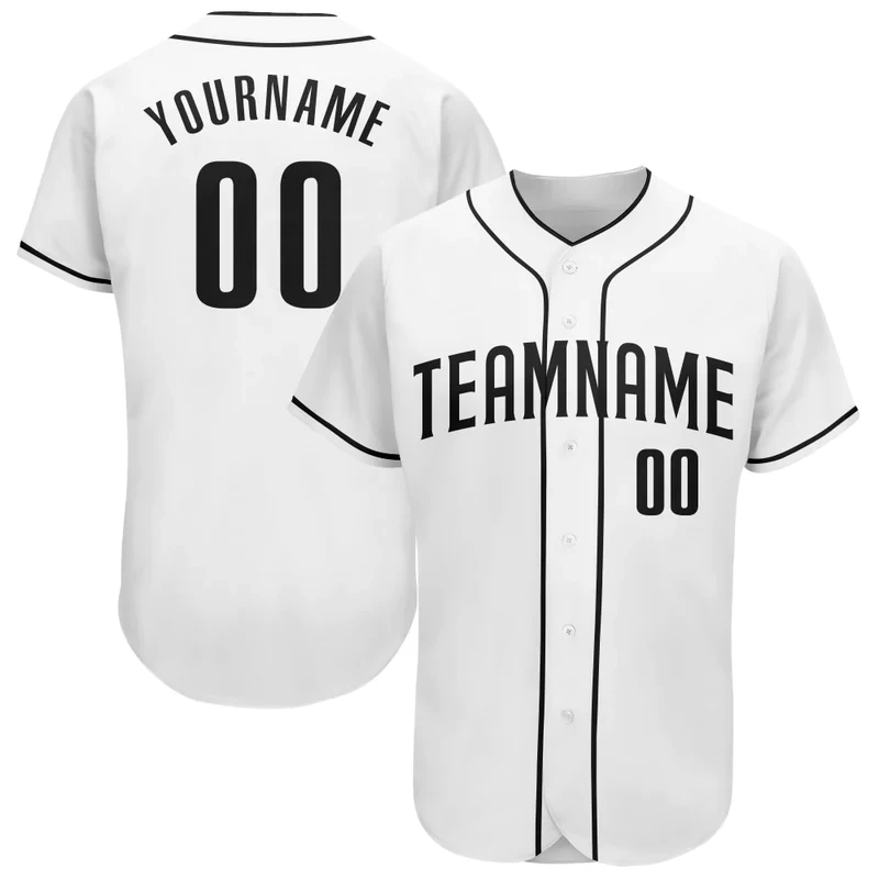 

Custom White Series Baseball Jersey Men and Women Section Shirt 3D Printed Shirt Casual Team Shirts Hip Hop Unisex Tops