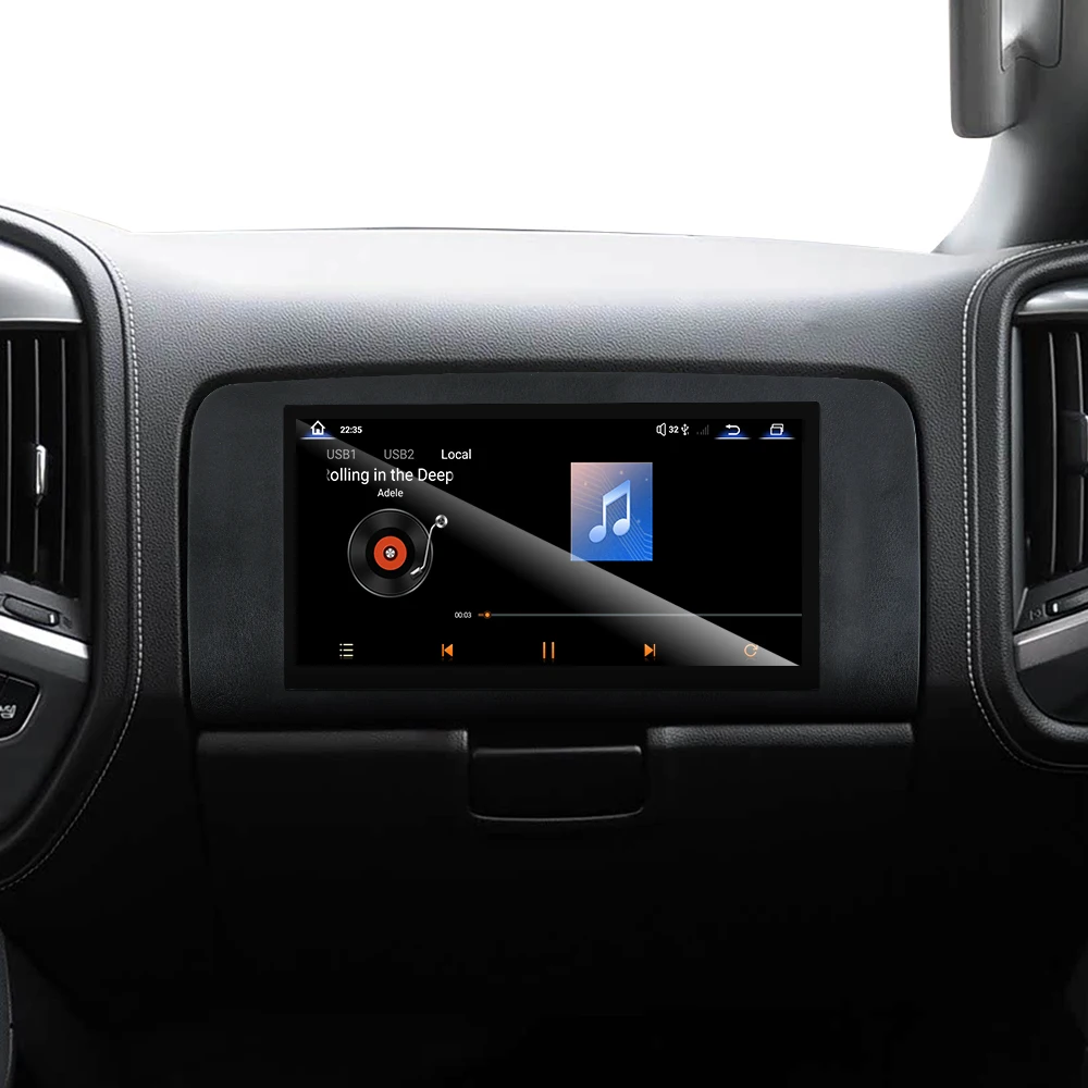 أندرويد 15.0 راديو تلقائي 11.6 "لسيارة شيفروليه سيلفرادو 2013-2019 مساعد الطيار شاشة الركاب سيارة مشغل وسائط متعددة نظام تحديد المواقع نافي Carplay