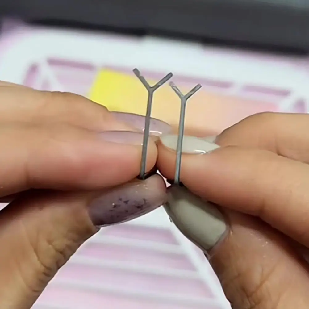 Love Cat's Eye Neues Nagelwerkzeug, spezieller Büroklammer-Magnet, Drahtmagnet, 3D-Herzformmagnet zum Erstellen von Herzformen