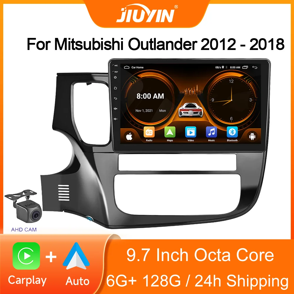 

10" Android 12 Car Radio Player For Mitsubishi Outlander 2012 - 2018 Multimedia Navigation GPS Audio Vidoe Stereo No 2din Screen