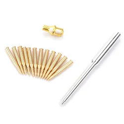 1 Set Aluminum Metal Barrel With Brass Shells Kit For Tamiya 35216/35227 1/35 German Tiger I Tank Model Accessories Upgrade Part