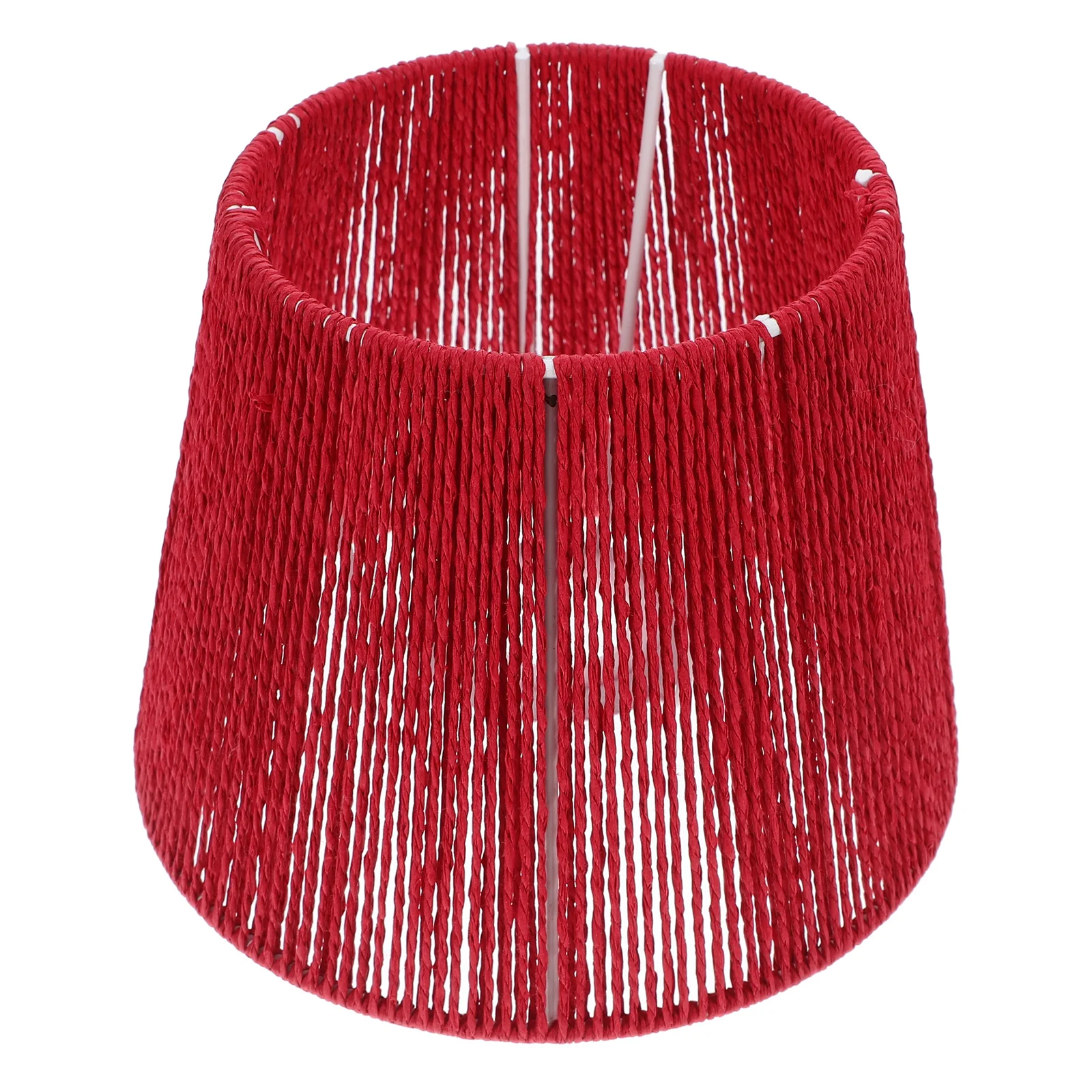 

Тканый абажур из бумажной нити, крышка лампы, легкий прочный фермерский дом, винтажный стиль, потолочный и настольный светильник