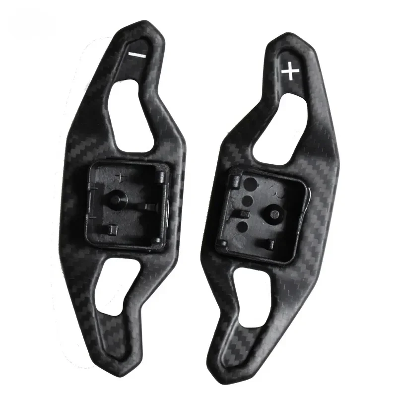 Matte Carbon Fiber Shifter Paddle Extender for A4 S3 RS3 TT Q5 R8 2015-  Steering Wheel Urus Style Shift  Paddles