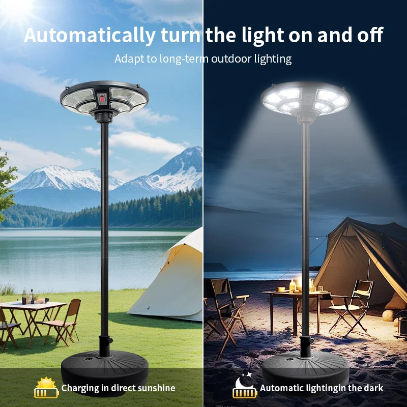 Solar-Powered Movable Garden Light: Waterproof, Energy-Saving Outdoor Lighting for Patio, Backyard – Easy to Install, Long-Lasti