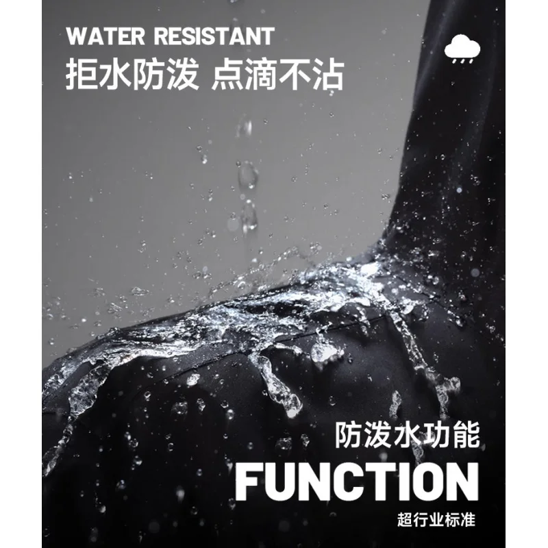 ملابس قطنية للرجال من GIOIOM، سترة شتوية جديدة سميكة ودافئة بياقة واقفة مقاومة للماء مع حشوة من القطن الخالص #5