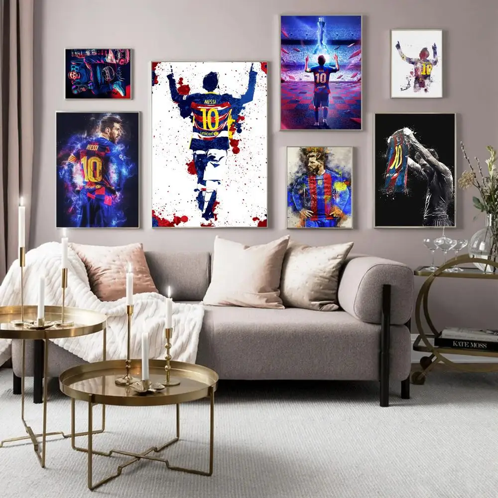 Football Star Classic Vintage Posters Whitepaper Prints Posters Artwork Kawaii Room Decor