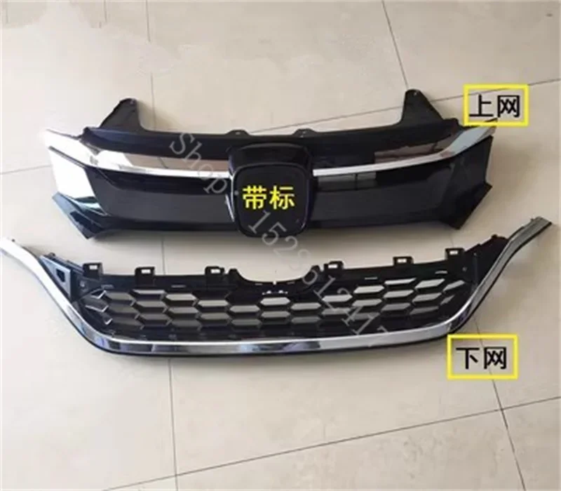 For Honda CRV CR-V 2015 2016 Chrome Front Upper Bumper Hood Radiator Grill Grille  Car styling Accessories