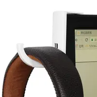 Support pour écouteurs, 1 pièce, crochet avec bande autocollante pour bureau, affichage PC, moniteur, accessoires pour écouteurs 3