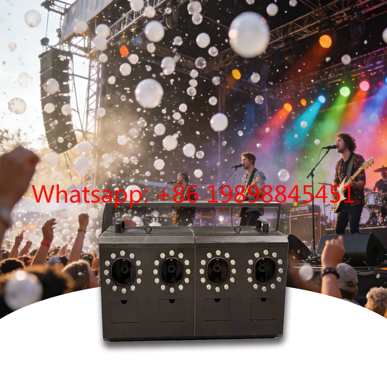 8CH DMX512 Remote Control LED Smoke Bubble Machine Metal Stage Fog Haze Dry Ice Effect Machine For Party Event