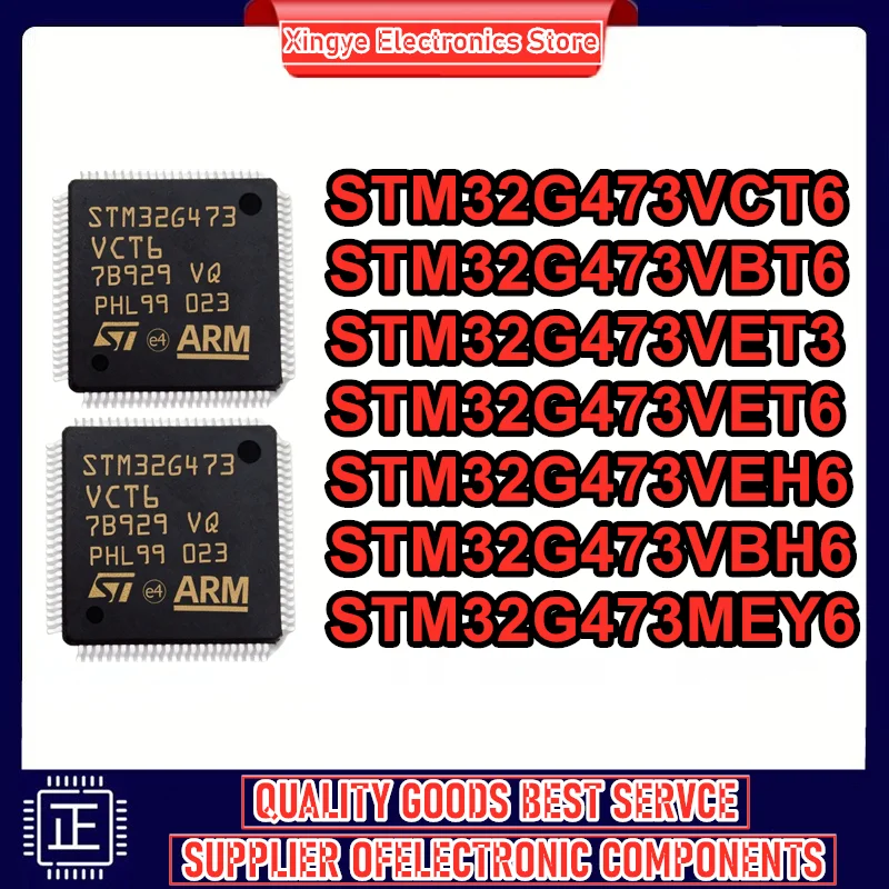 

STM32G473VCT6 STM32G473VBT6 STM32G473VET3 STM32G473VET6 STM32G473VEH6 STM32G473MEY6 STM32G473VBH6 микросхема 100% новый оригинальный