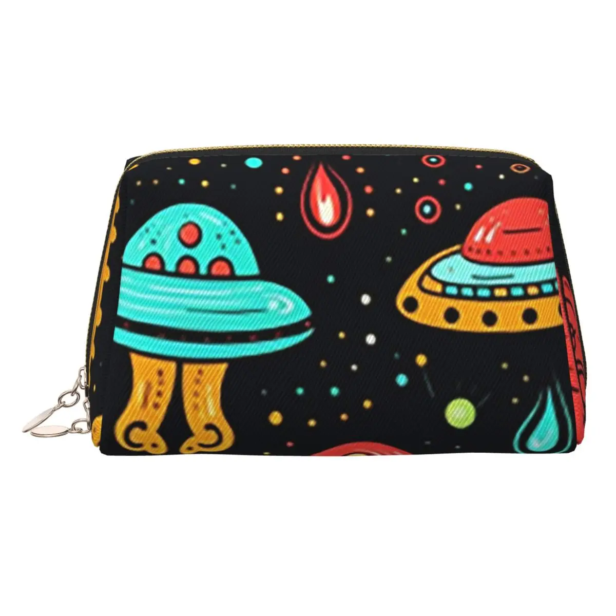 

Женские косметички с рисунком «Чужой и НЛО», дорожный органайзер для макияжа, сумка для хранения туалетных принадлежностей, Dopp Kit Box