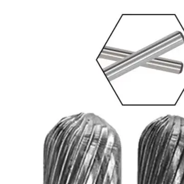 C Type Carbide Rotary Burr 6mm Shank Grinding File For Metal Steel Brass Ceramic For Tile Marble Stone Polishing Tool